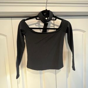 Choker neck shirt
